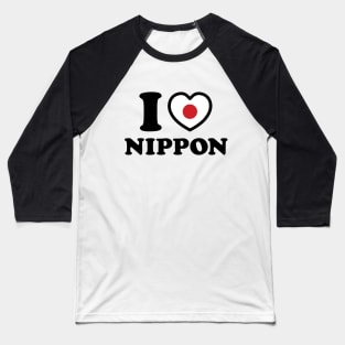 I HEART [LOVE] NIPPON Baseball T-Shirt